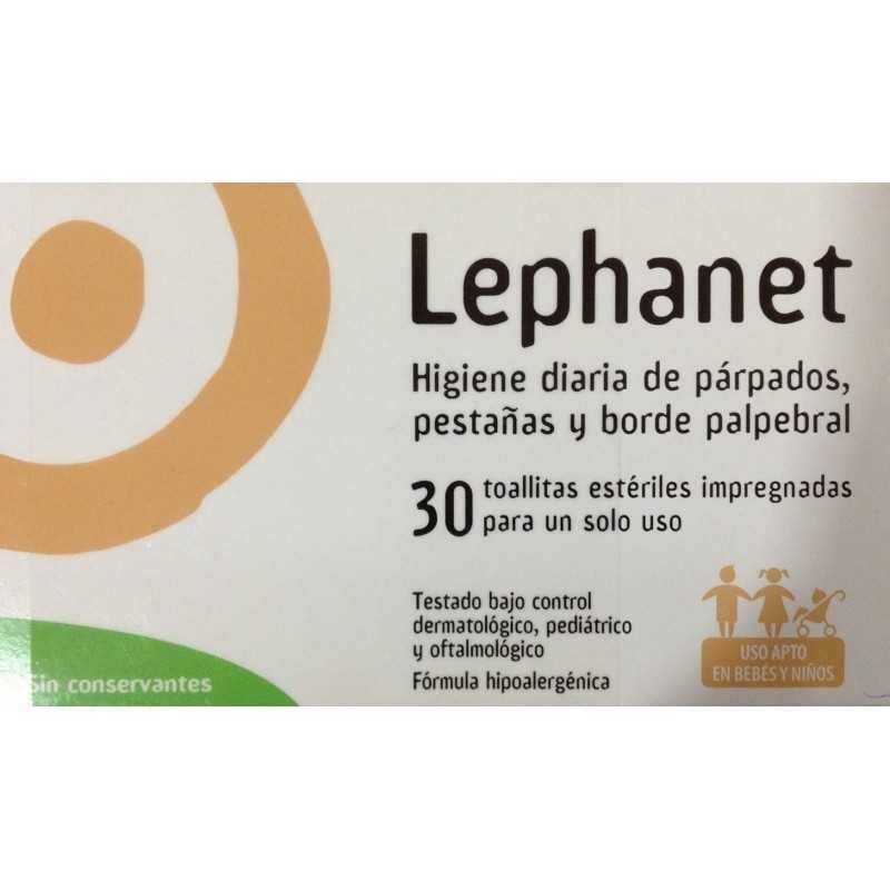 Lephanet 30 Toallitas Limpiadoras Ojos
