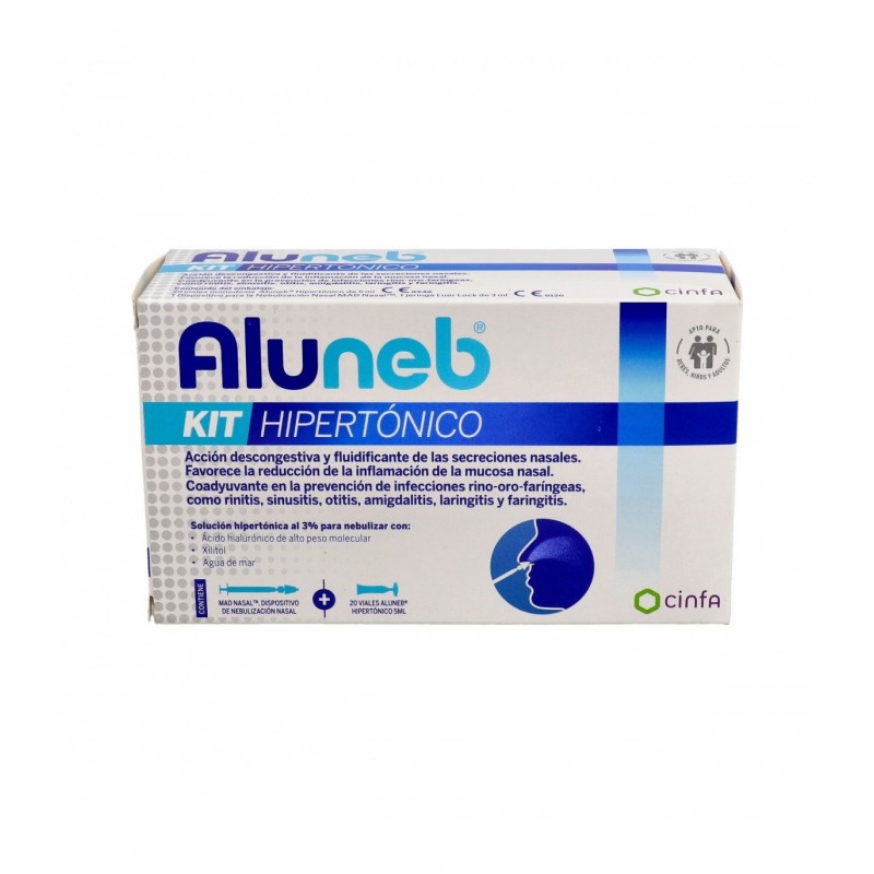 Aluneb Isotónico Kit 15 Viales 4 ml + 1 Dispositivo